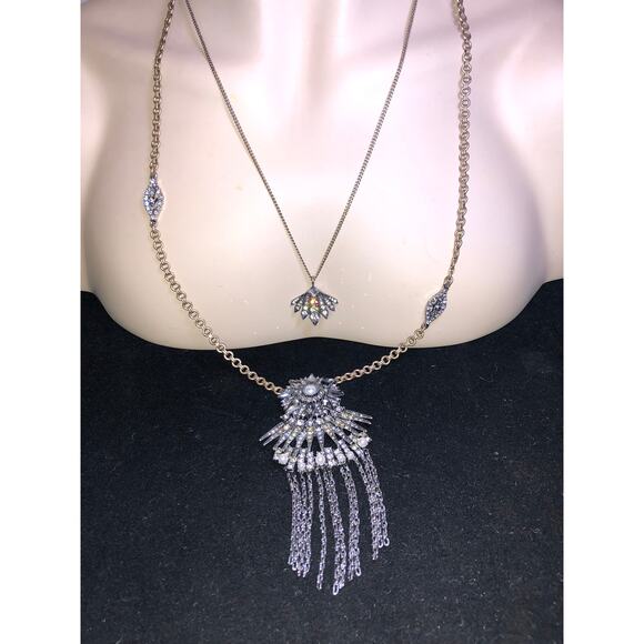 CHLOE + ISABEL aurora cascade layered pendant necklace - N133 - Picture 1 of 4